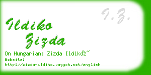 ildiko zizda business card